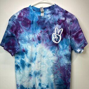New t-shirt, hand dyed, colorful